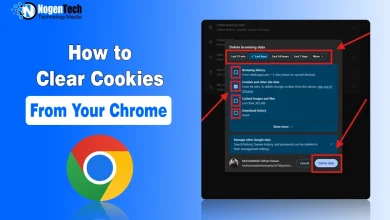 How to clear cookies in Chrome using Delete browsing data settings
