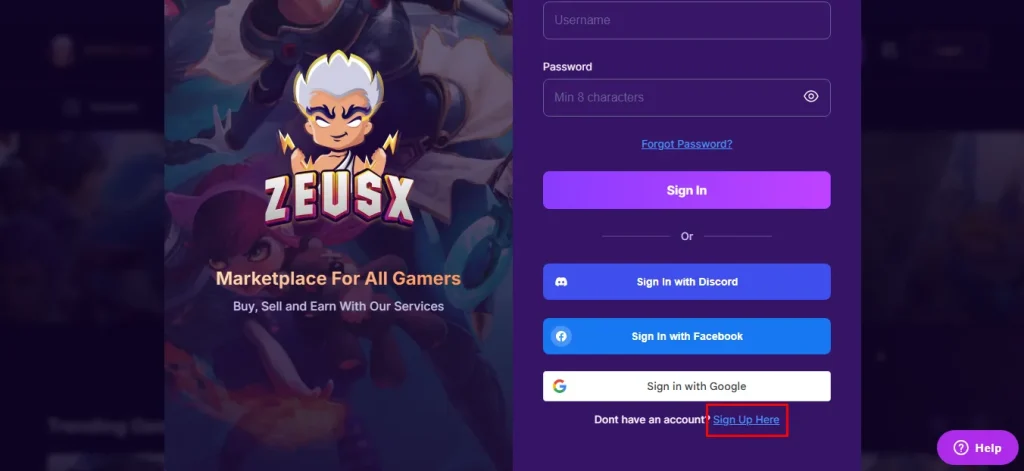 Sign Up