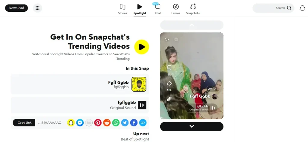 Snapchat Spotlight