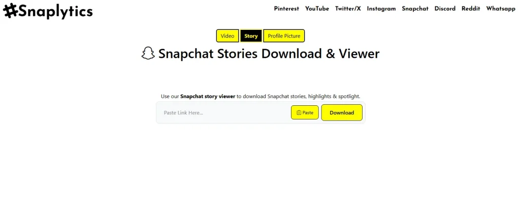 Snaplytics Snapchat Story Viewer