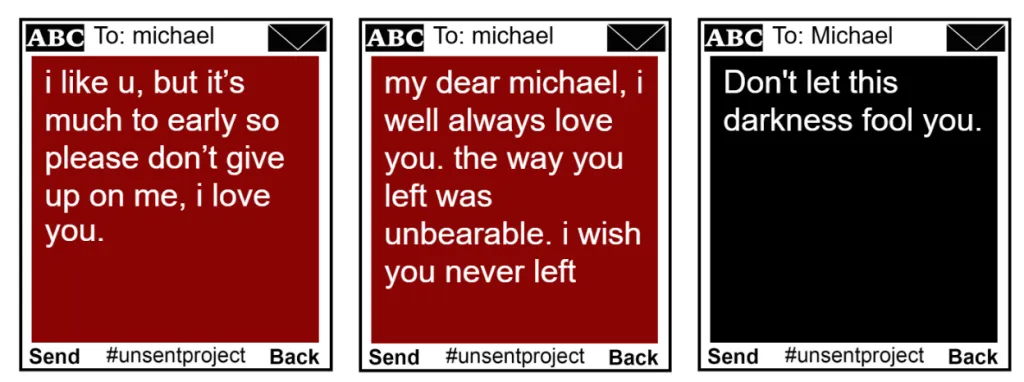 The Unsent Project Archive of Michael's name