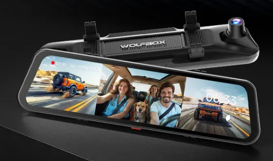 Wolfbox Mirror Dash Cam