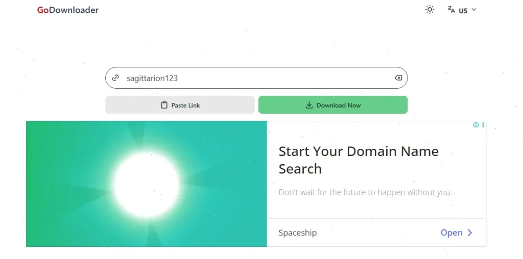 Write username and click enter