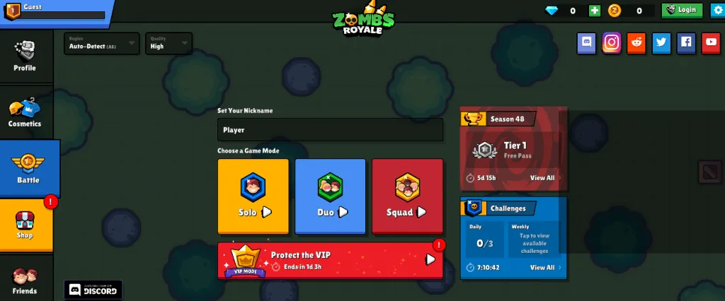 Zombs Royale - Best 1v1 Unblocked Alternatives