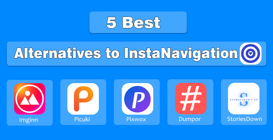 Logos of the 5 Best Alternatives to InstaNavigation