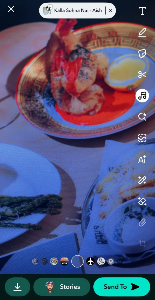 Food & Drink Posts on Snapchat