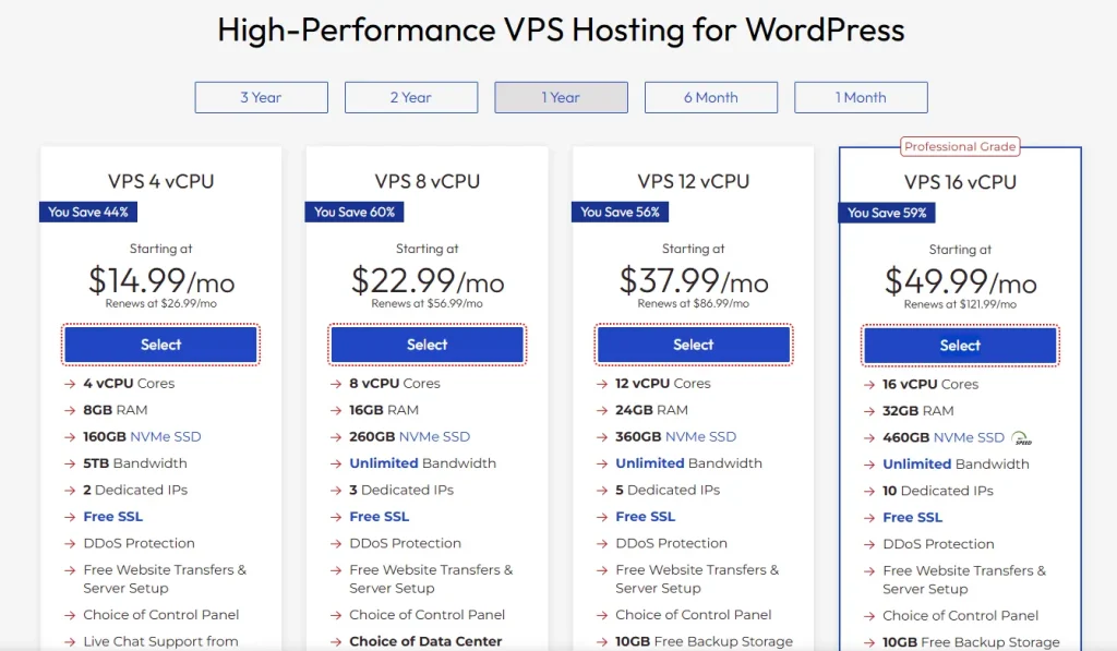 High-Performance VPS Hosting for WordPress