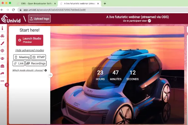 OBS + Custom RTM - Live game streaming through OBS + Custom RTM