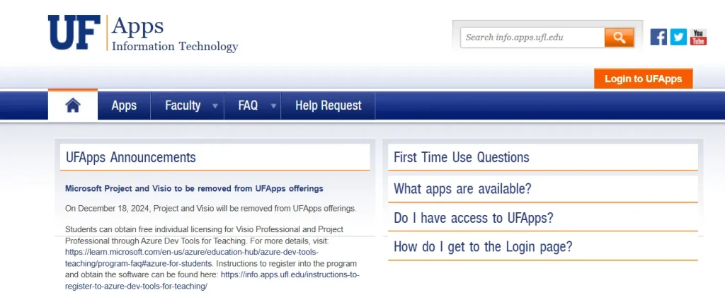 What is UF apps