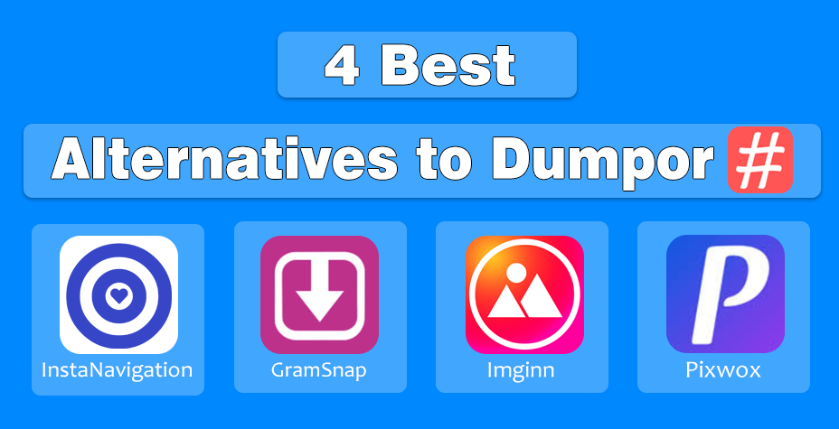 Logos of 4 Best Alternatives to Dumpor for Free in 2025