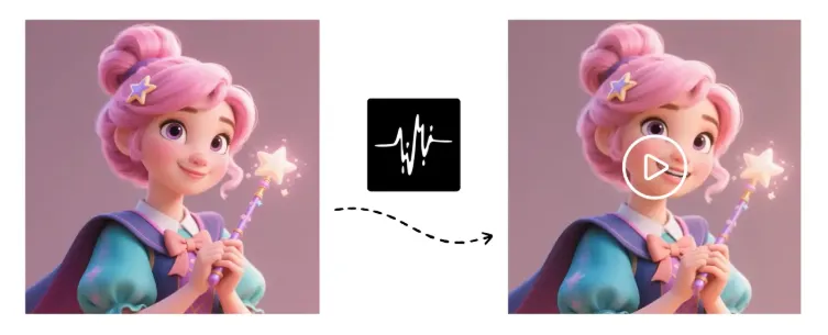 Interface of AI Lip Sync Tool 
