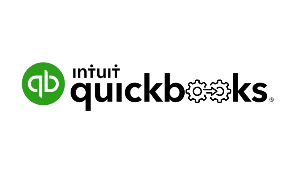 Modified QuickBooks logo showing integration features