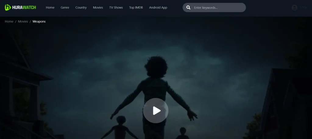 Hurawatch Page for Streaming the Movie
