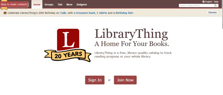 LibraryThing - Best Goodreads alternative