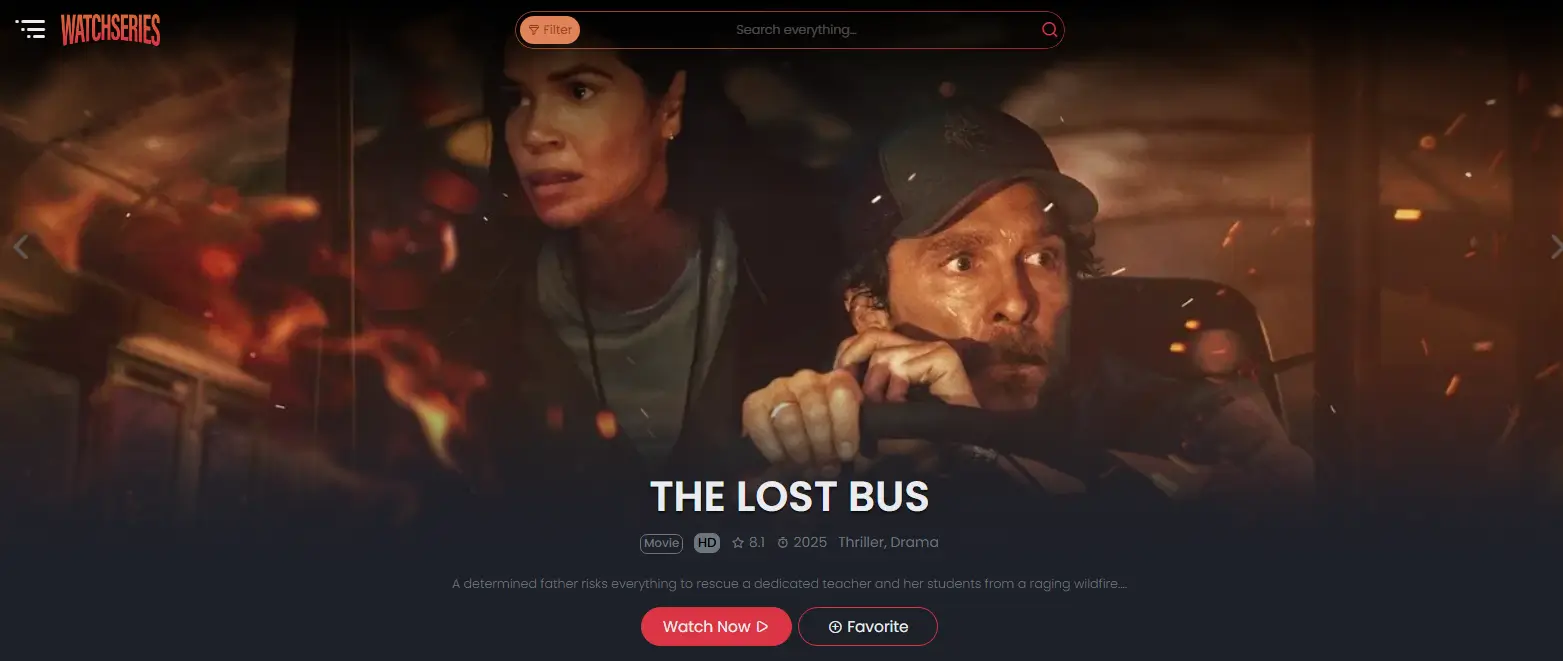 WatchSeries Homepage