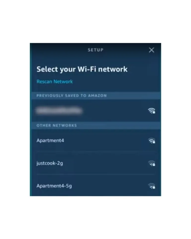 Select your desired Wi-Fi network and enter its password.