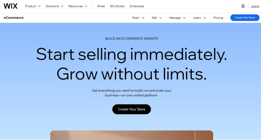 Wix eCommerce