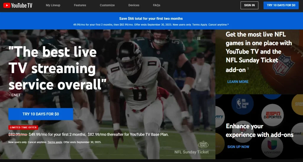 YouTube TV