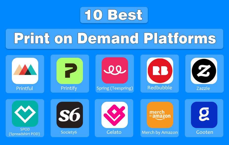 Best Print on Demand Platforms