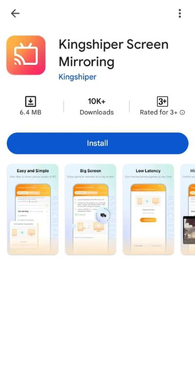 Install KingShiper App on Mobile