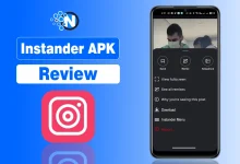 Instander APK on a Smartphone