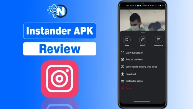 Instander APK on a Smartphone