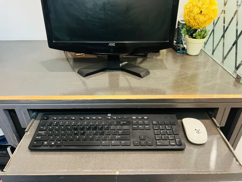 My Keyboard tray for eay typing