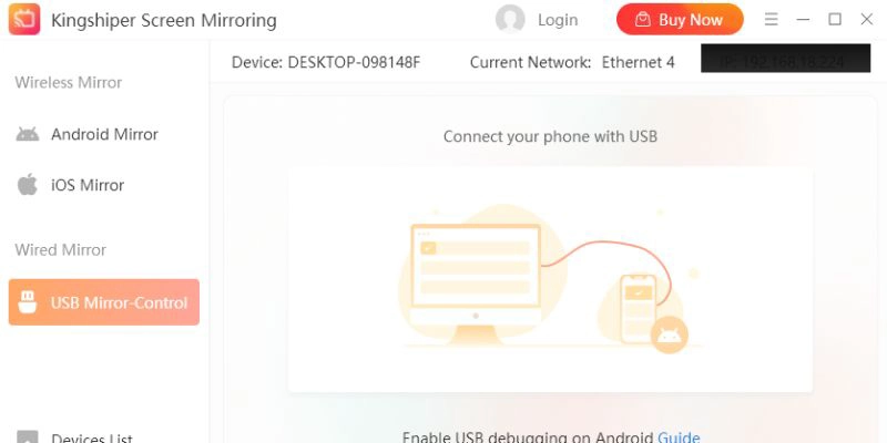 Open the KingShiper desktop app