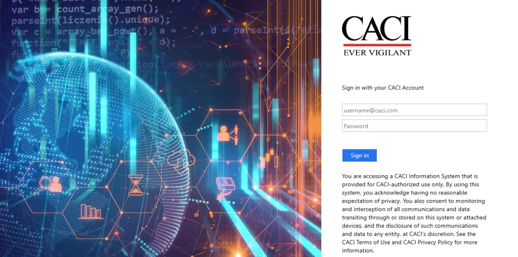 CACI Apps Portal