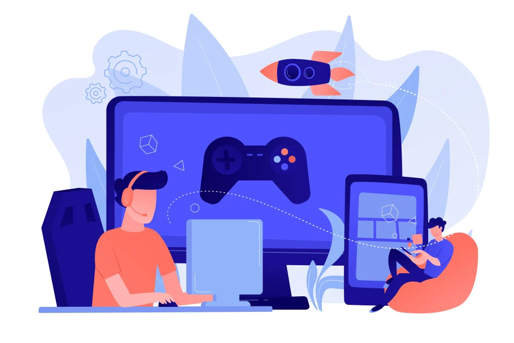 Cloud gaming vector