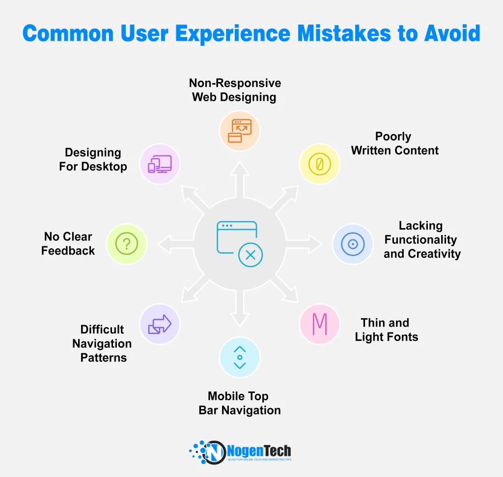 Common User Experience Mistakes to Avoid