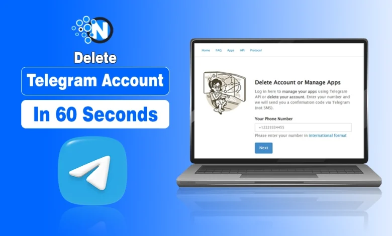 Delete Telegram Account in 60 Seconds
