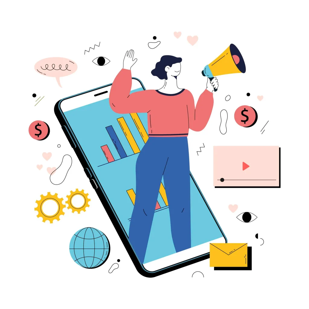 Digital Advertising Vector