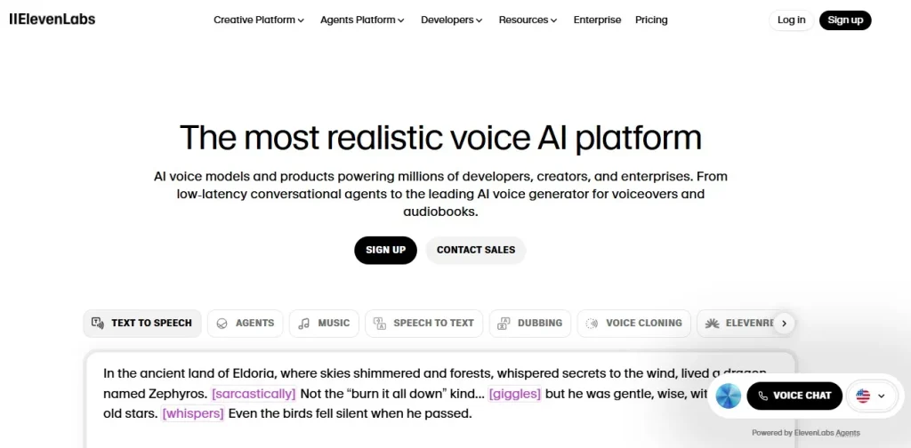ElevenLabs: Voice-First Dubbing Powerhouse