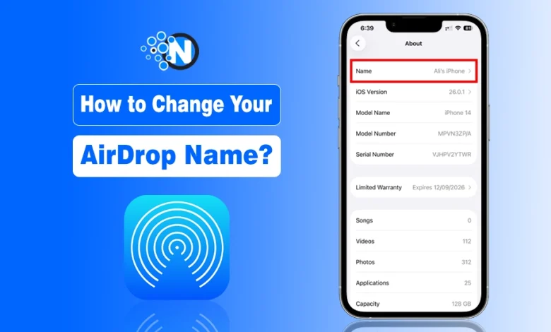How to Change Your AirDrop Name?
