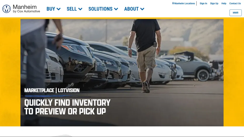 Screenshot of Lot Vision