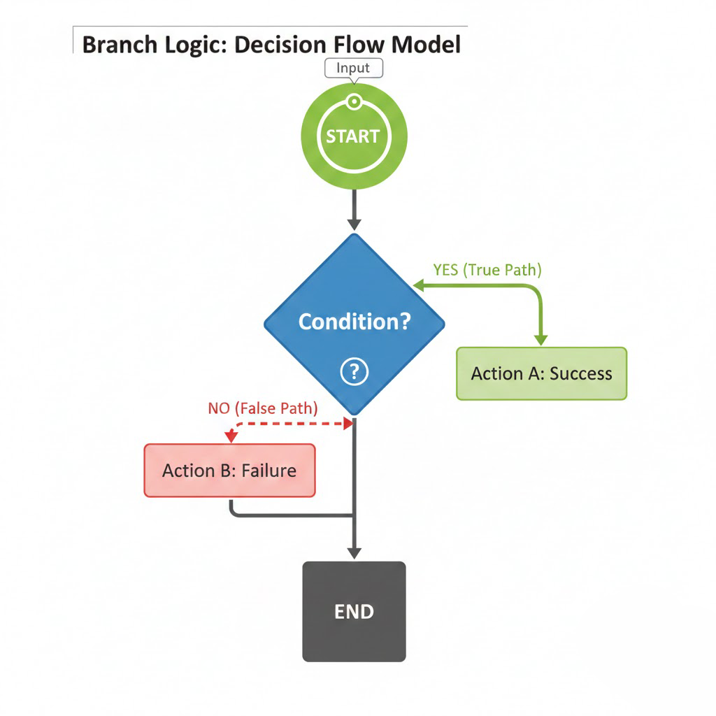 Visual Representation of Using Branch Logic Model | NogenTech Source