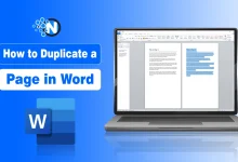 How to copy or Duplicate a Page in Word