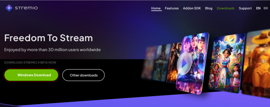 Stremio movie streaming