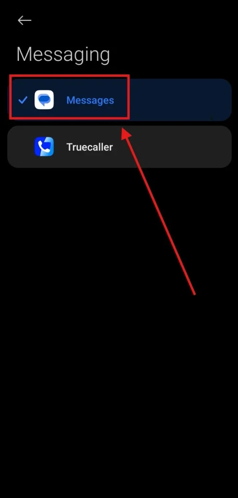 Screenshot of Setting Google Messages as Default by NogenTech