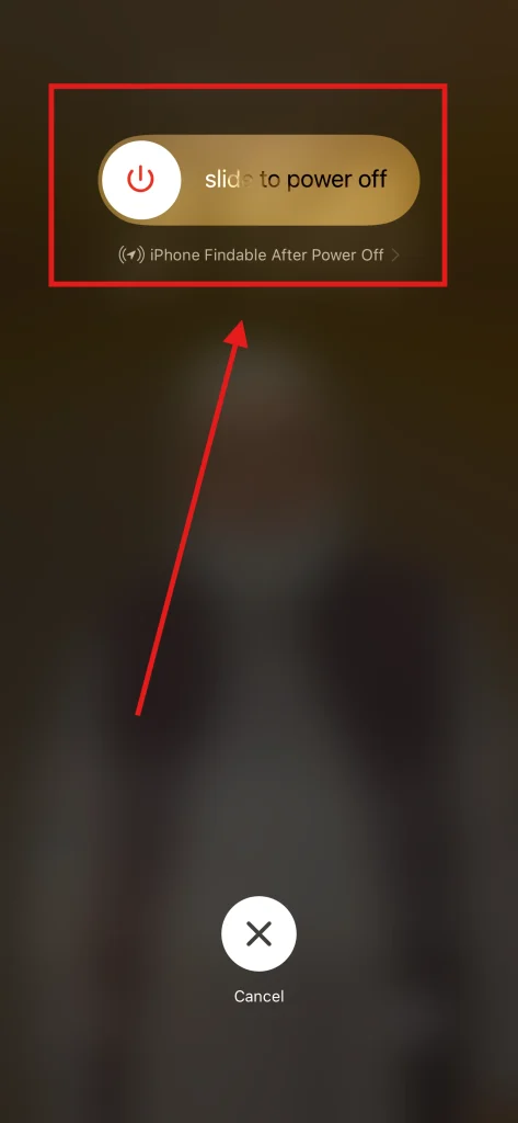 Screenshot of Shutdown Phase of iPhone by NogenTech