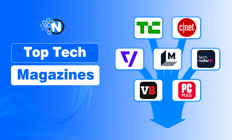 Logos of leading tech magazines including TechCrunch, CNET, and PCMag with NogenTech branding.