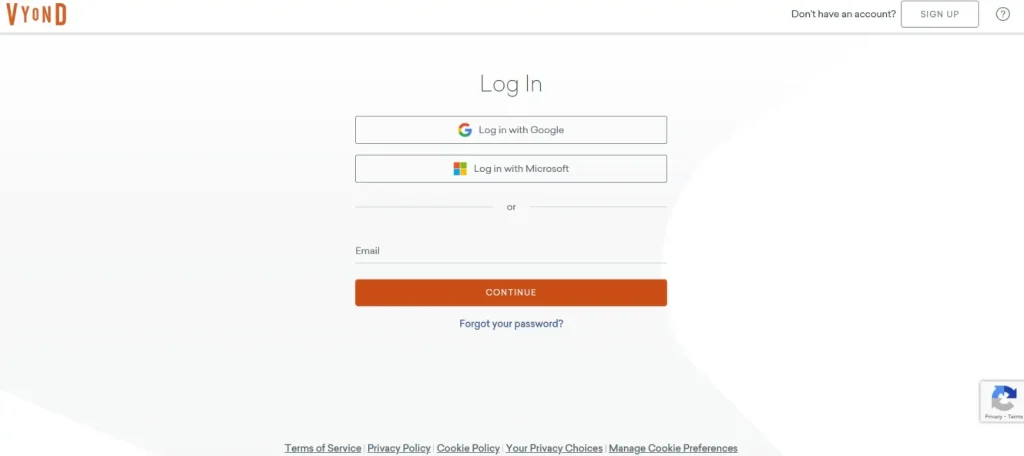 Different Options for Vyond Account Login!
