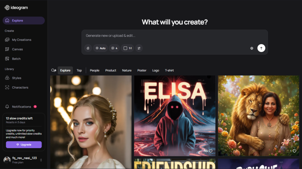 ideogram website screenshot by nogentech
