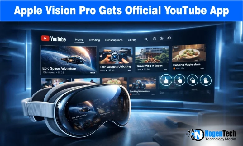 YouTube Launches Native App On Vision Pro