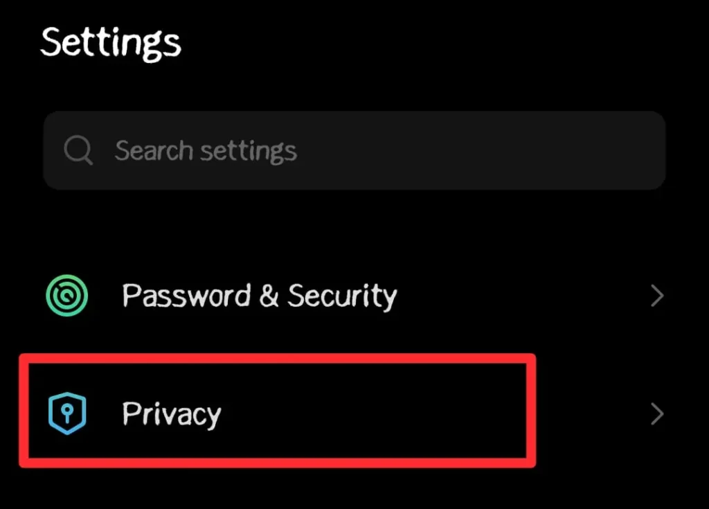 Choose Privacy