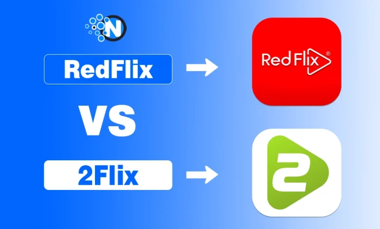 RedFlix vs 2Flix comparison showing streaming features, safety differences, and user experience