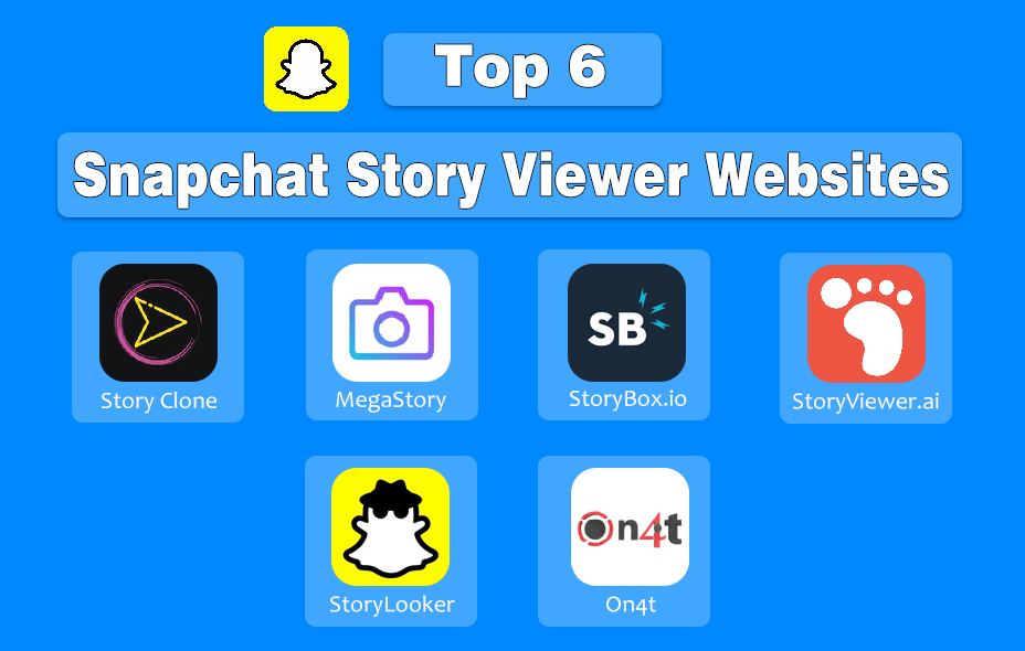 Logos of Snapchat Story Viewer Websites for Ultimate Anonymity by NogenTech