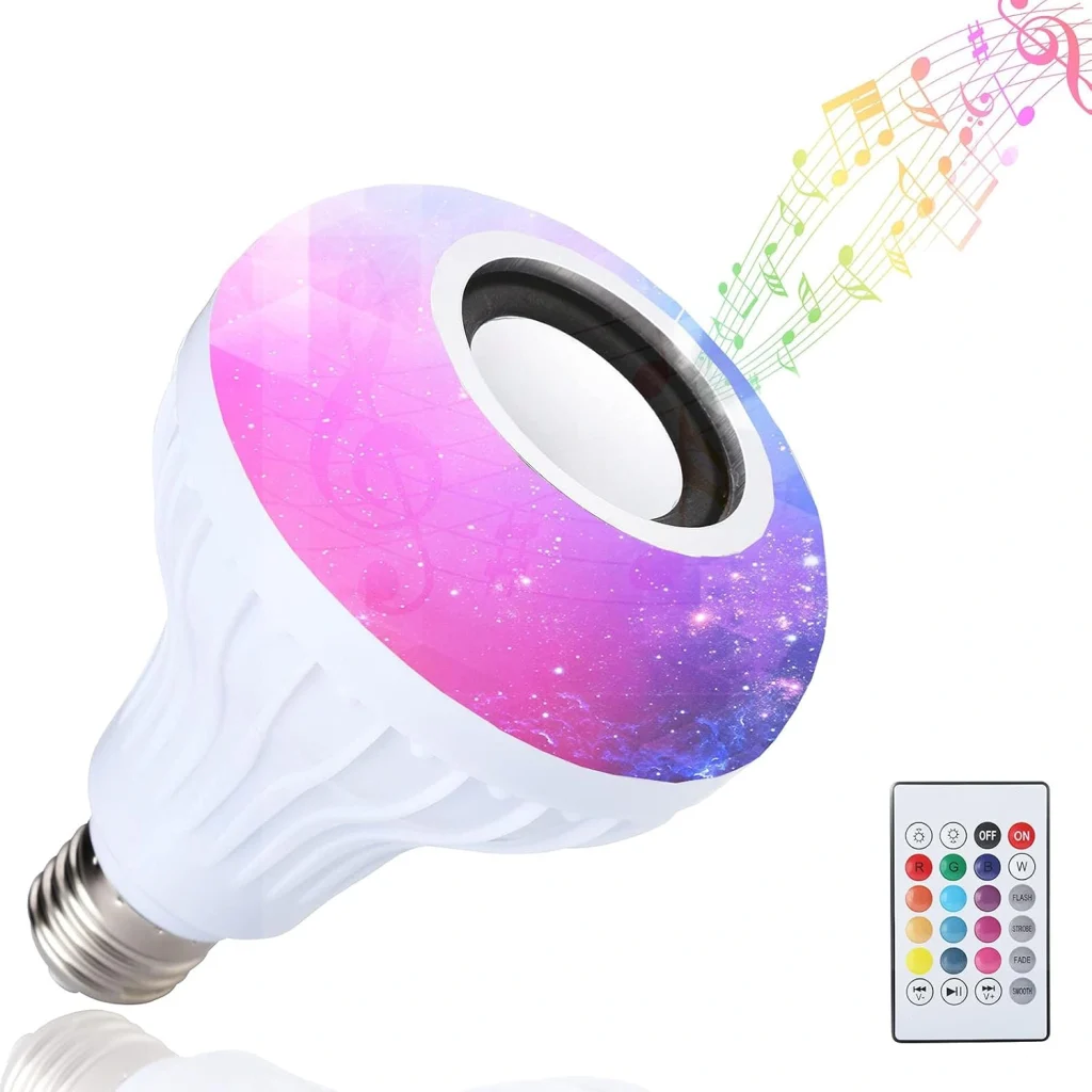Wireless LED Light Bulb & Speaker on Amazon