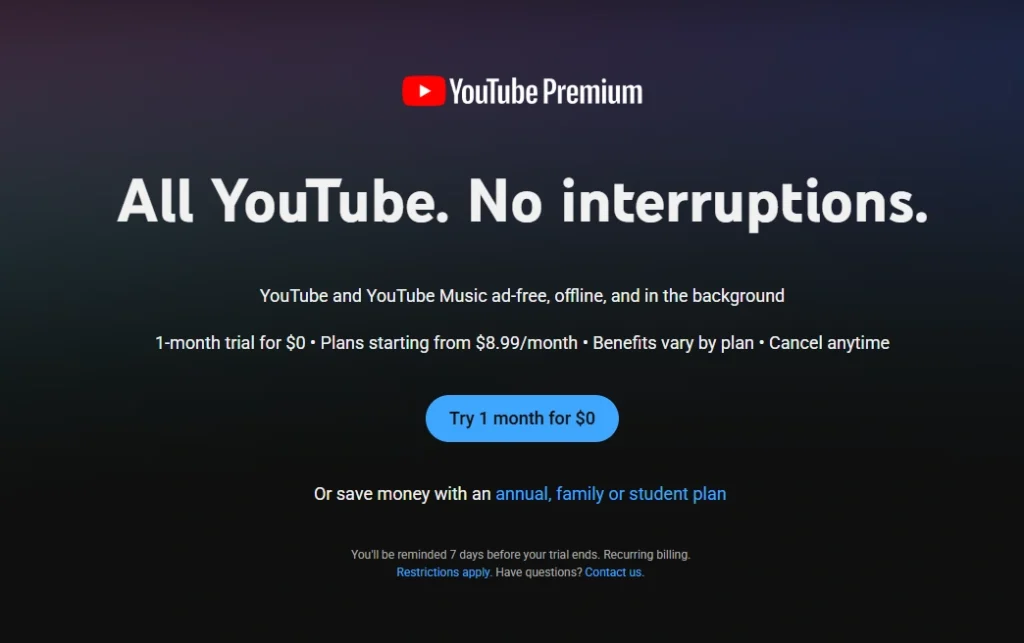 YouTube Premium